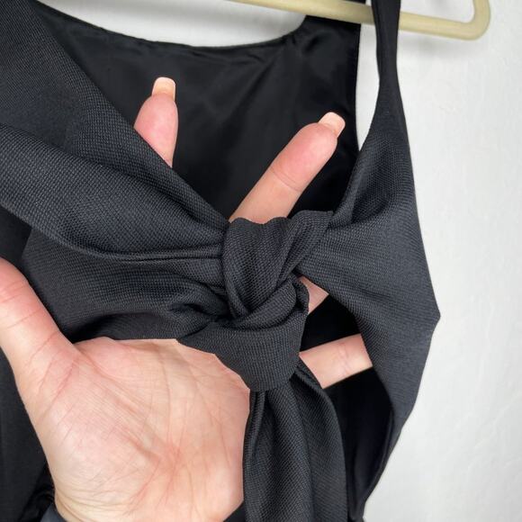 Aritzia Wilfred Ecoulement Sleeveless Cropped Wide Leg Tie Back Jumpsuit Size 2 - Picture 11 of 14